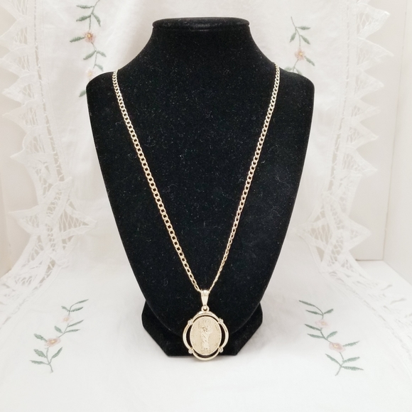 14K Gold Plated Saint Jude Men's Necklace. New - Picture 6 of 6